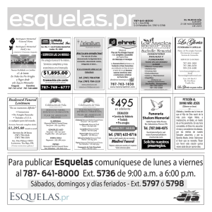 servicio las 24 horas - Especiales