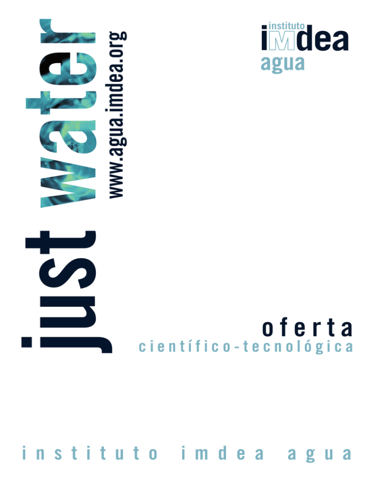oferta IMDEA Agua