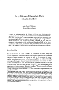La política multilateral de Chile en Asia-Pacífico1