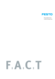 Festo Authorized and Certified Training Centre