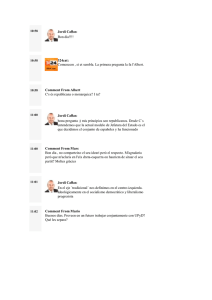 Xat amb en Jordi Ca&ntilde;as