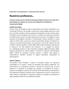 Nuestros profesores… - Universidad de La Sabana