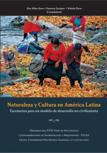 Naturaleza y cultura en America Latina - Repositorio Digital-UPS