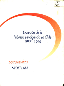 Evolución de la Pobreza e Indigencia en Chile 1987-1996