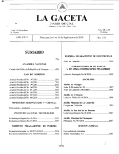 Constitución Política de la República de Nicaragua