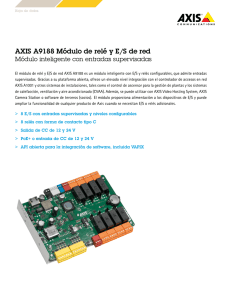 AXIS A9188 Módulo de relé y E/S de red