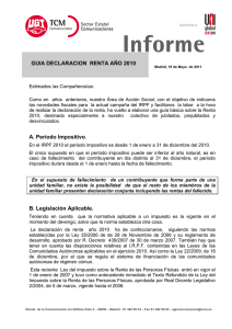 Informe - Sector de Comunicaciones de Asturias