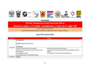 Primer Seminario Internacional China América Latina y el Caribe