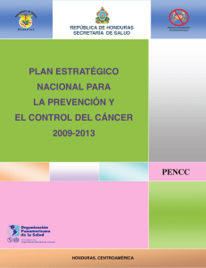 Plan Estratégico Nacional para prevención y control
