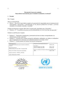 Documento de proyecto conjunto: “Desarrollo de instrumentos para