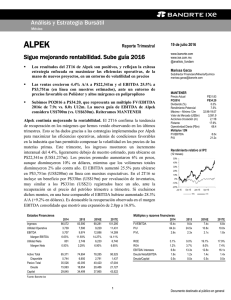 reporte trimestral Alpek 2T16.