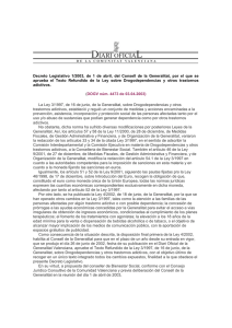 Decreto Legislativo 1/2003, de 1 de abril, por el que se aprueba el