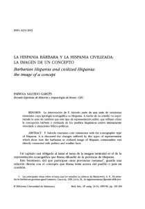 La Hispania bárbara y la Hispania civilizada: la imagen de un