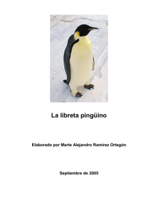 La libreta pingüino