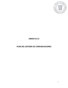 anexo iii-11 plan del sistema de comunicaciones