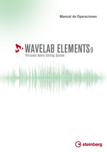 Wavelab Elements 9 – Manual de Operaciones