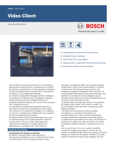 Video Client - Bosch Security Systems