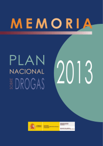 Memoria 2013 - Plan Nacional sobre Drogas