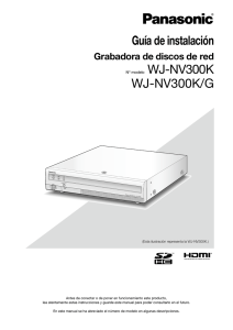Guía de instalación WJ-NV300K/G - cs.psn