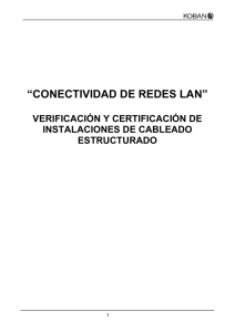 “CONECTIVIDAD DE REDES LAN”