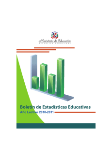 Boletín de Estadísticas Educativas 2010-2011