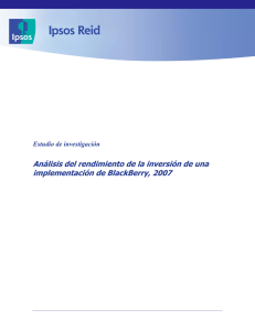 Análisis del rendimiento de la inversión de una