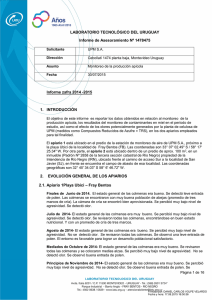 LABORATORIO TECNOLÓGICO DEL URUGUAY Informe de