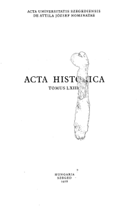 ACTA HISTCMICA