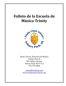 Folleto En Español - Trinity Choir School