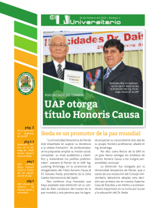 UAP otorga título Honoris Causa - Universidad Amazónica de Pando