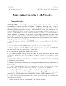 Una introducción a MATLAB