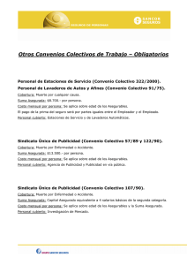 Otros Convenios Colectivos de Trabajo œ