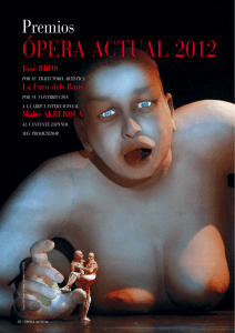 ÓPERA ACTUAL 2012