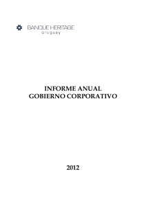 informe anual gobierno corporativo 2012