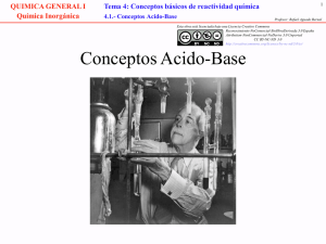 (1) - Conceptos ácido-base