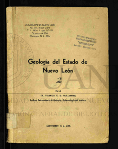Geología del estado de Nuevo León