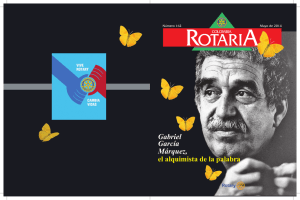 Gabriel García Márquez, - Revista Colombia Rotaria