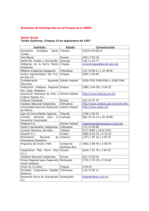 Directorio de Participantes en el Proceso de la ENBM