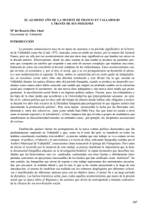 EL AZAROSO AÑO DE LA MUERTE DE FRANCO EN VALLADOLID