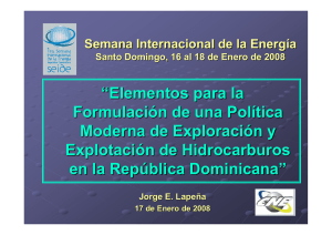 Semana Internacional de la Energía Santo Domingo, 16 al 18 de
