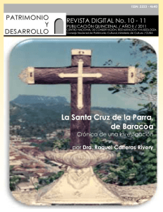 La Santa Cruz de la Parra, de Baracoa