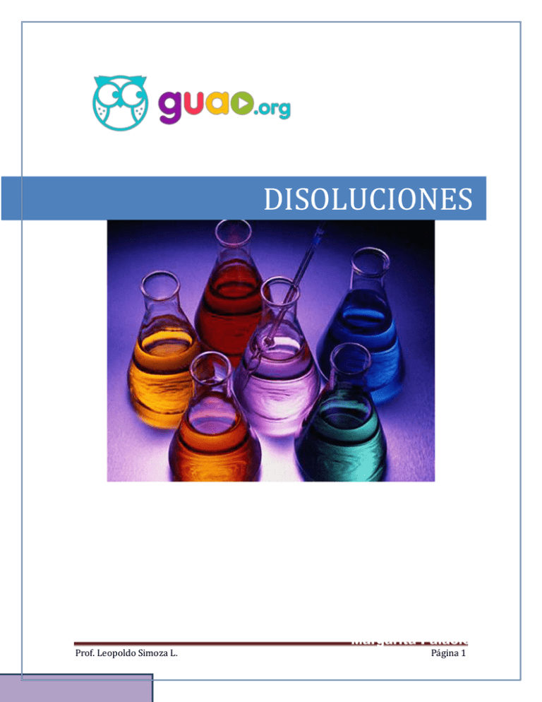 Disoluciones