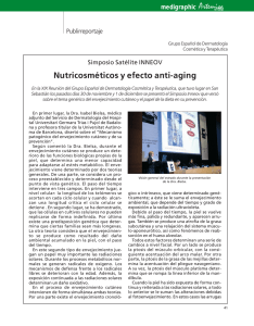 Nutricosméticos y efecto anti-aging Simposio