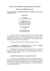 2/2014 de 28 de febrero de 2014 - Ayuntamiento de Arcos de Jalón