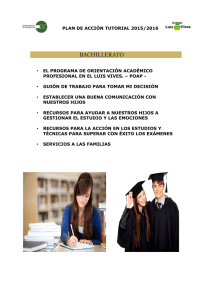 PAT Bachillerato - Colegio Luis Vives