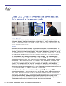 Cisco UCS Director: simplifique la administración de la