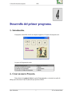 Tema4 - Desarrollo del Primer Programa