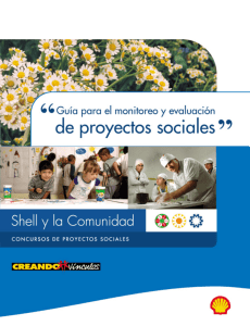 Guía para el monitoreo y evaluación de proyectos sociales