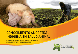 conocimiento ancestral ind&iacute;gena en salud animal