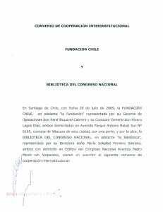 CONVENIO DE COOPERACIÓN INTERINSTITUCIONAL